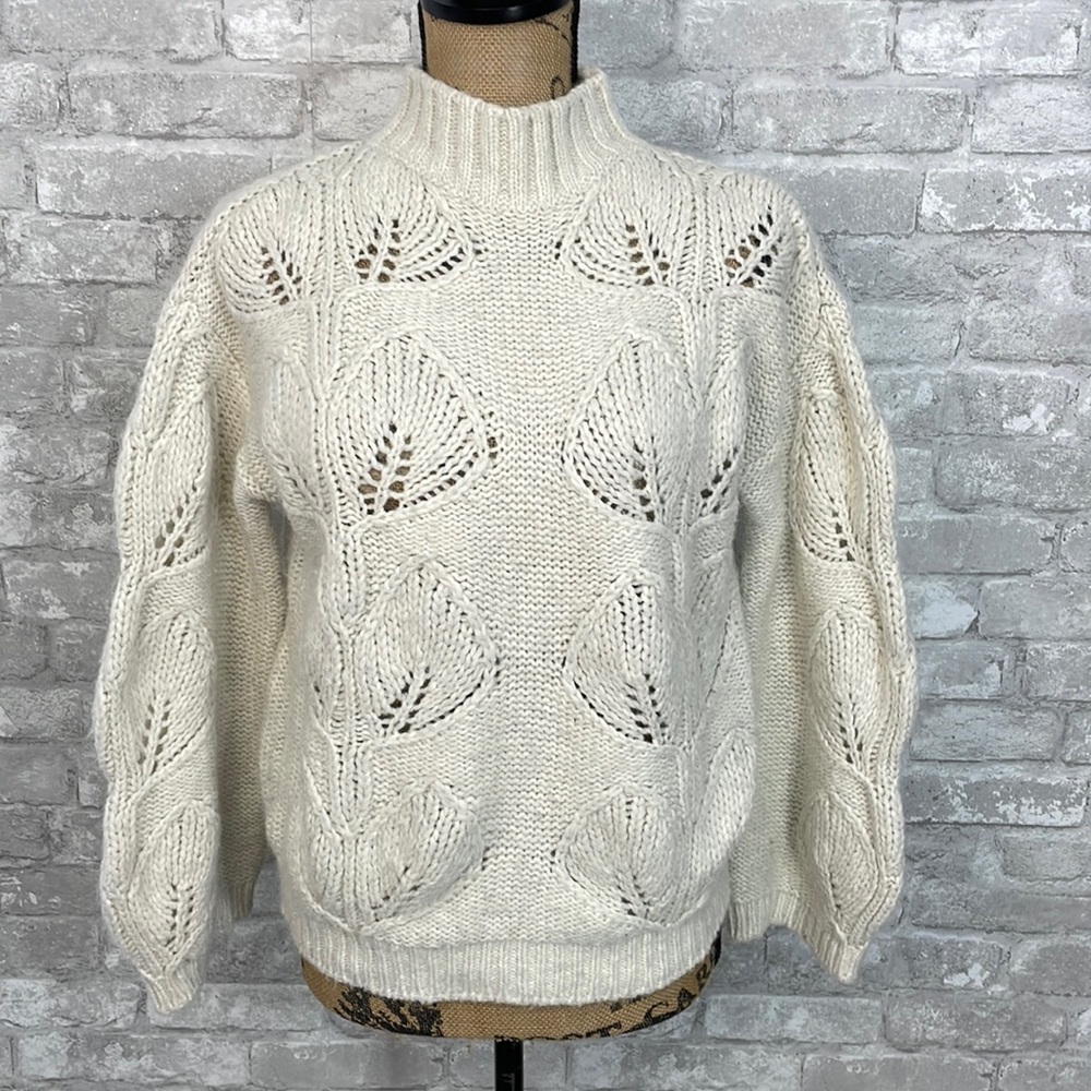 Massimo Dutti Wool/Alpaca Chunky Knit Sweater